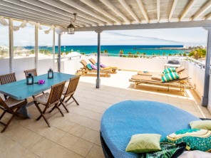 2 Bedroom Ocean View Beach Penthouse in Teguise, Lanzarote, Canary Islands